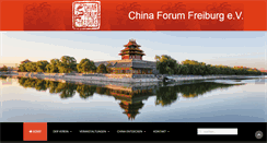 Desktop Screenshot of chinaforumfreiburg.de